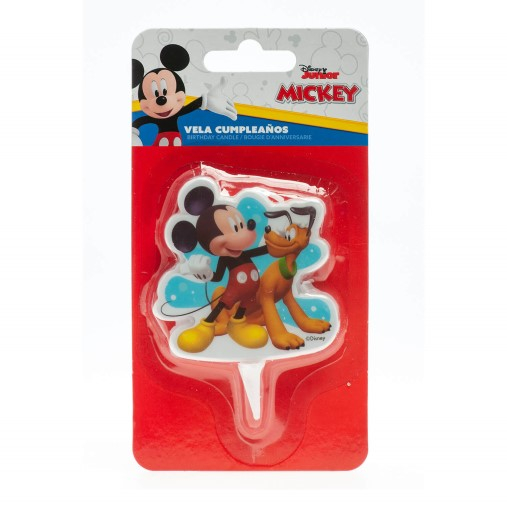 Lumanare tort Mickey si Pluto 2D 7 cm [2]
