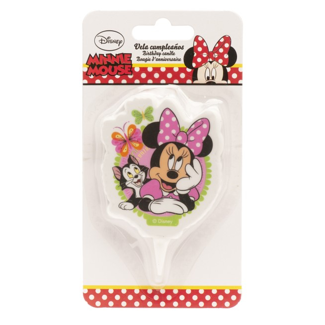 Lumanare tort Minnie Mouse 2D 7.5 cm [5]