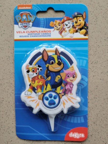 Lumanare tort Paw Patrol 2D 7 cm [6]