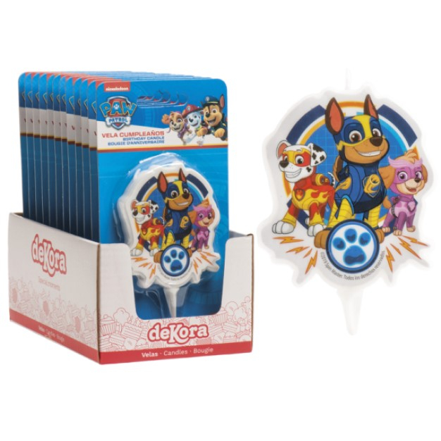 Lumanare tort Paw Patrol 2D 7 cm [5]
