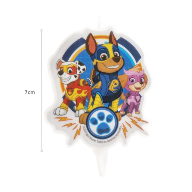 Lumanare tort Paw Patrol 2D 7 cm [2]