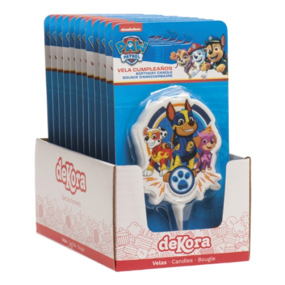 Lumanare tort Paw Patrol 2D 7 cm [4]