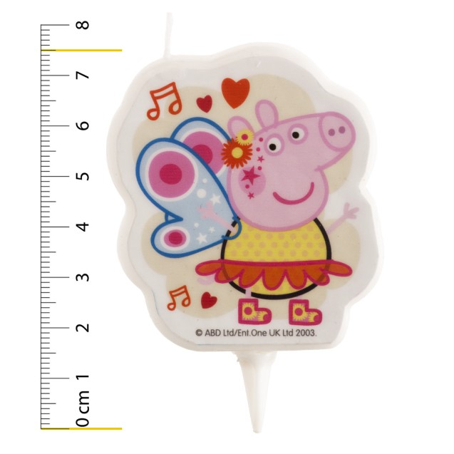 Lumanare tort Peppa Pig 2D 7 cm [2]