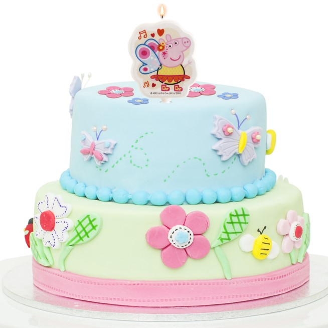 Lumanare tort Peppa Pig 2D 7 cm [3]