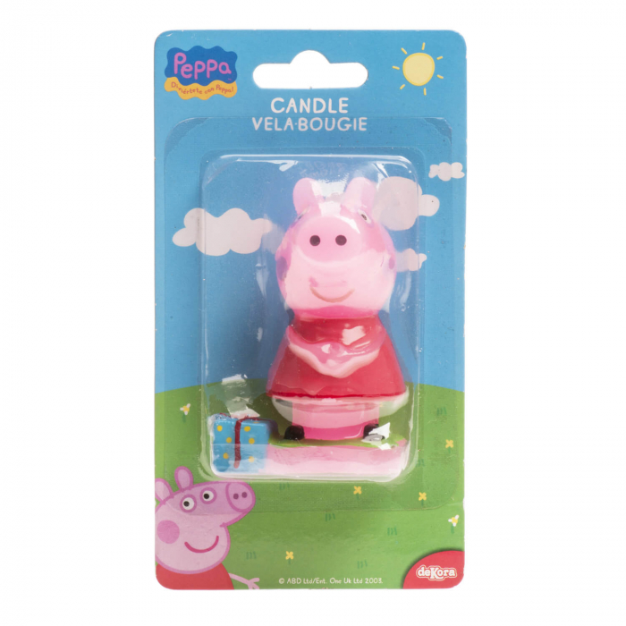 Lumanare tort Peppa Pig 3D 8 cm [5]