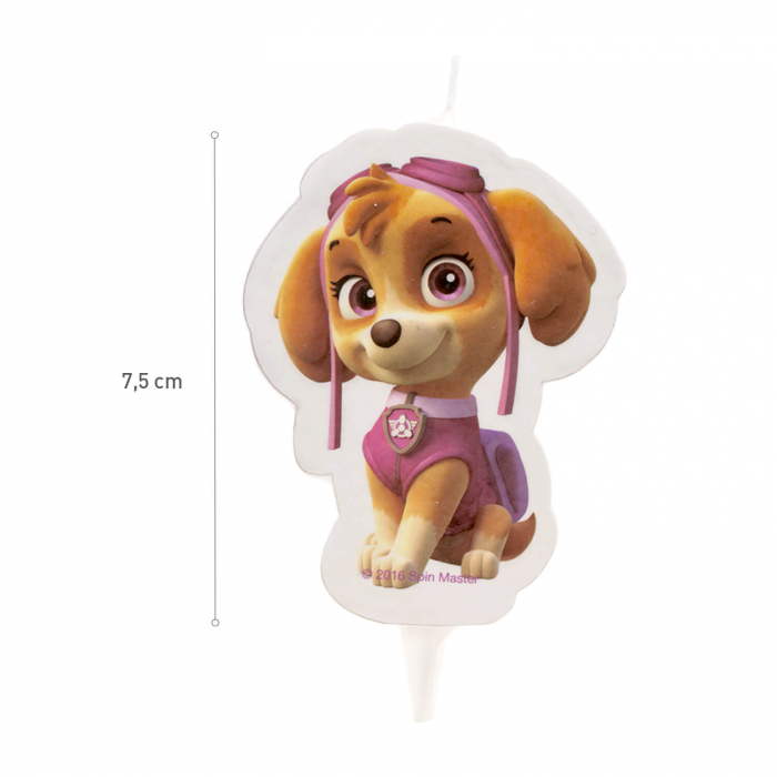 Lumanare tort Skye 2D Patrula Catelusilor / Paw Patrol 8 cm [2]