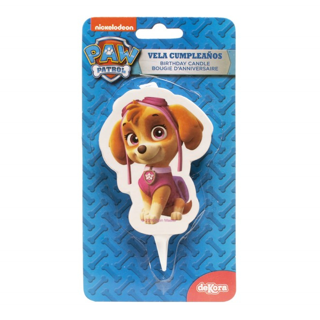 Lumanare tort Skye 2D Patrula Catelusilor / Paw Patrol 8 cm [5]