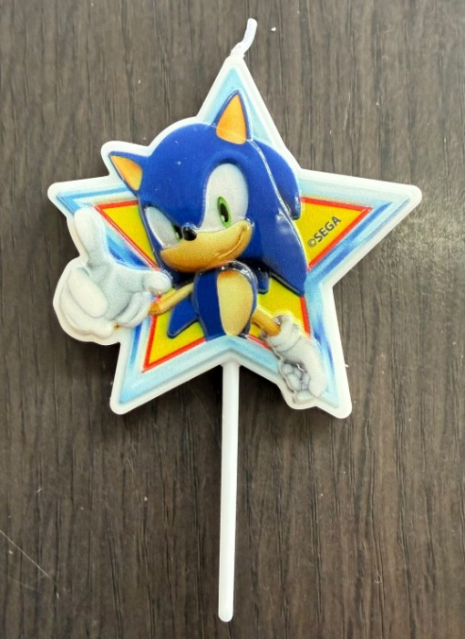 Lumanare tort Sonic 8 cm [2]
