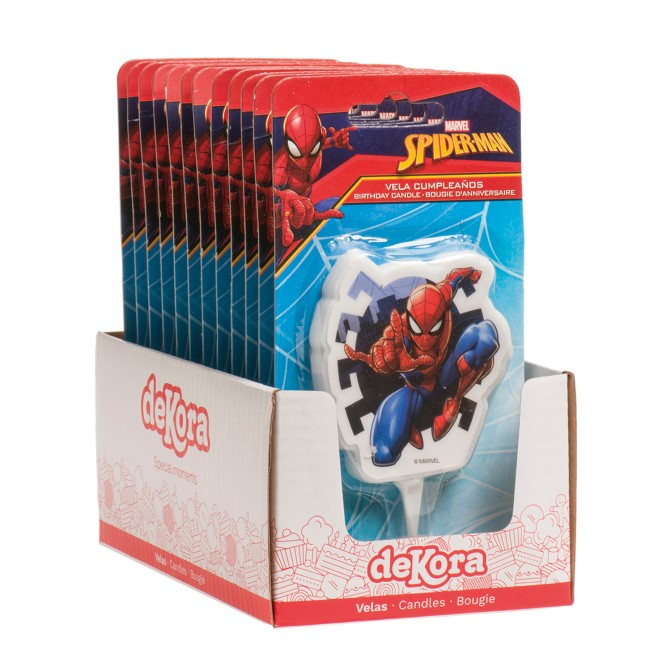 Lumanare tort Spiderman 2D 7 cm [6]