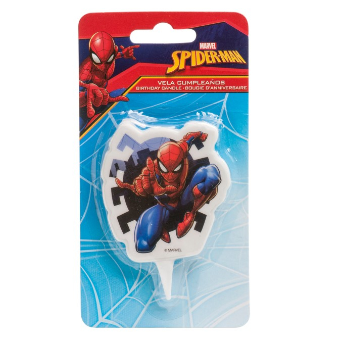 Lumanare tort Spiderman 2D 7 cm [5]