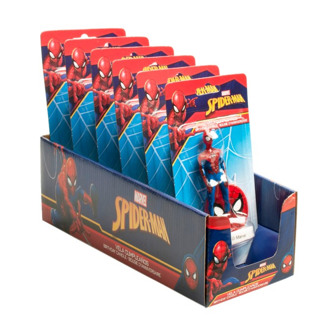 Lumanare tort Spiderman 3D 9 cm [6]