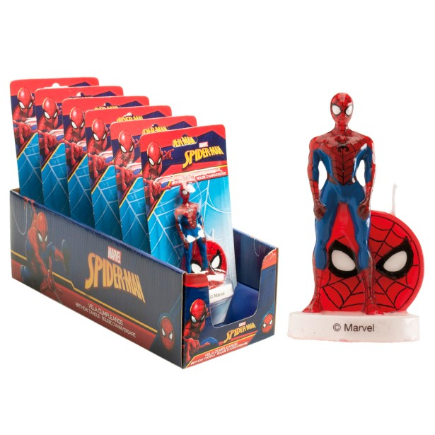 Lumanare tort Spiderman 3D 9 cm [4]