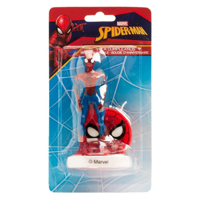 Lumanare tort Spiderman 3D 9 cm [5]