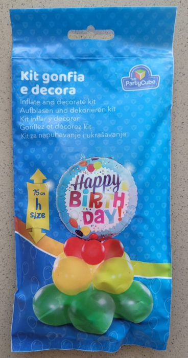 Set baloane latex si folie Happy Birthday 15 buc [3]