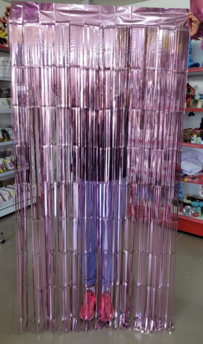 Perdea beteala roz deschis 100 x 200 cm [2]
