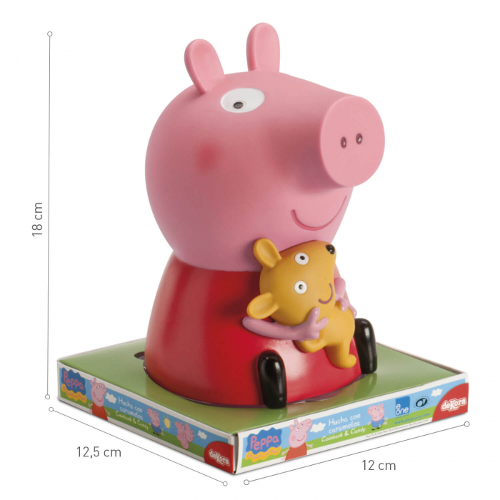 Pusculita Peppa Pig plastic 17 cm [5]