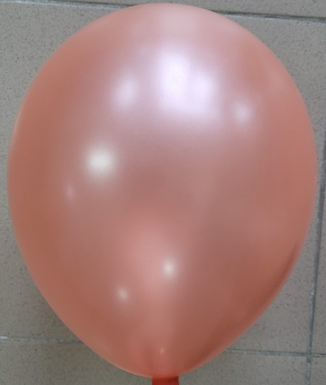 Set 10 baloane cu confetti roz, rose gold 30cm [3]