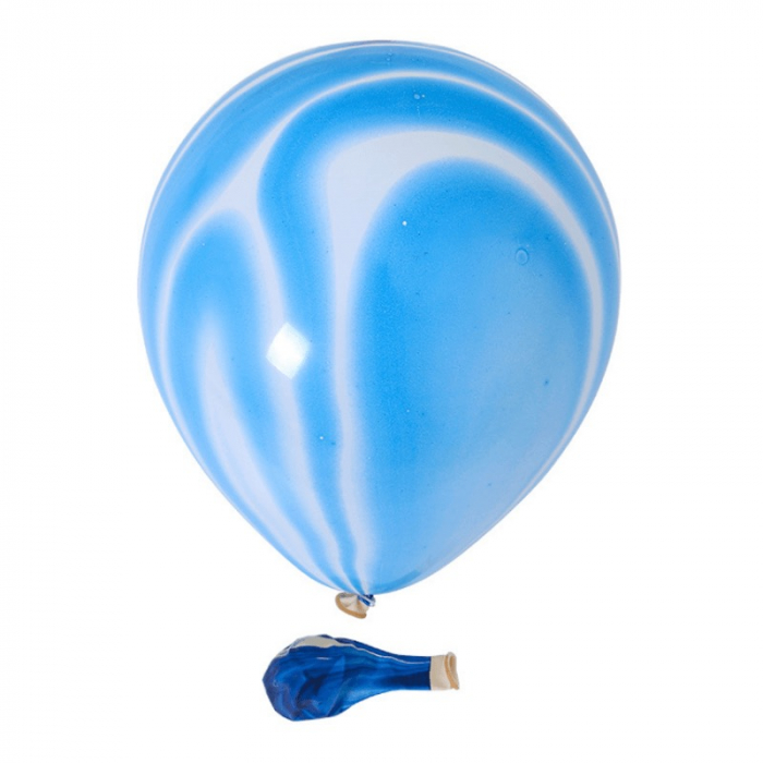 Set 5 baloane latex albastru degrade 35 cm [2]