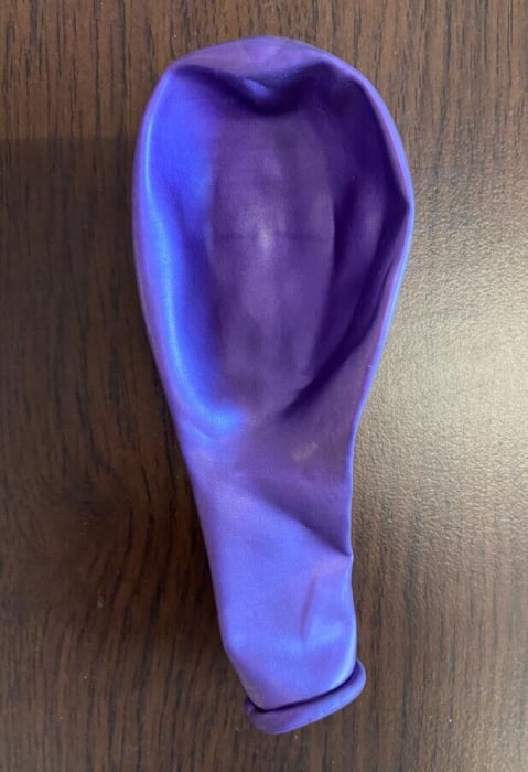 Set 10 baloane latex chrome mov / purple 30cm [4]