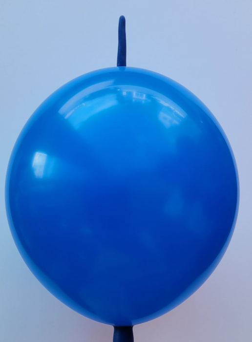 Set 10 baloane latex doua capete / link o loon albastru royal 15 cm [2]