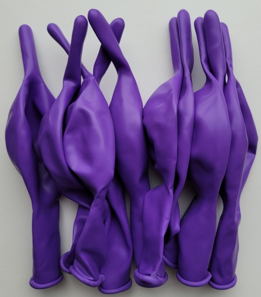Set 10 baloane latex doua capete / link o loon mov 15 cm [3]