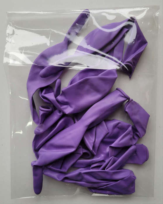 Set 10 baloane latex doua capete / link o loon mov 23 cm [4]