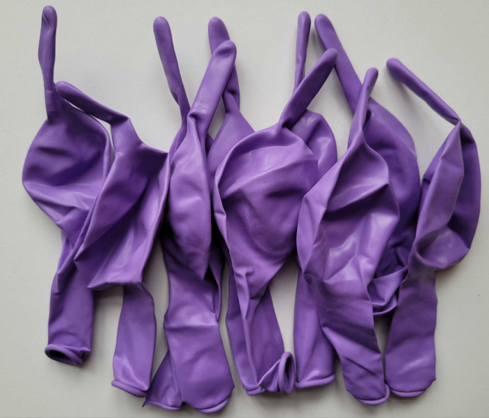 Set 10 baloane latex doua capete / link o loon mov 23 cm [3]
