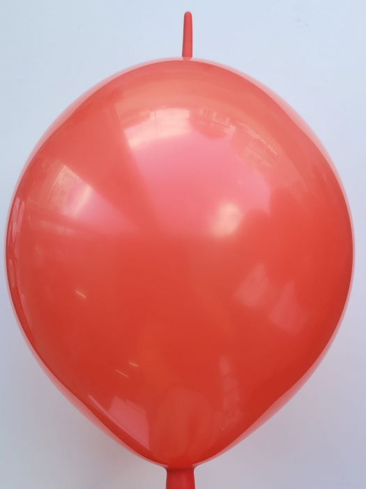 Set 10 baloane latex doua capete / link o loon rosu mar 15 cm [2]