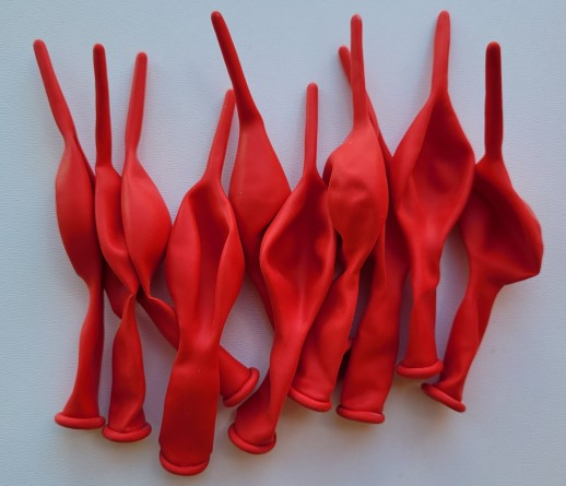 Set 10 baloane latex doua capete / link o loon rosu mar 15 cm [3]