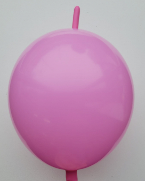 Set 10 baloane latex doua capete / link o loon roz 15 cm [2]