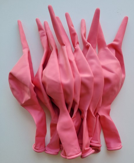 Set 10 baloane latex doua capete / link o loon roz deschis 30 cm [3]