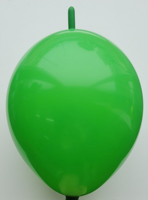 Set 10 baloane latex doua capete / link o loon verde 15 cm [2]