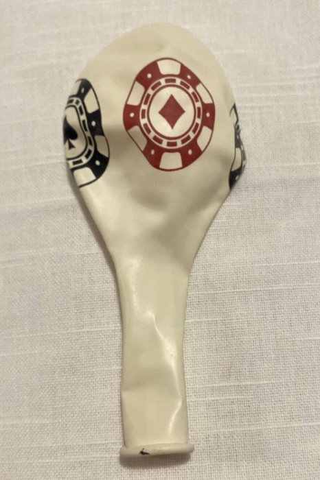 Set 10 baloane latex Fise Poker 30 cm [10]
