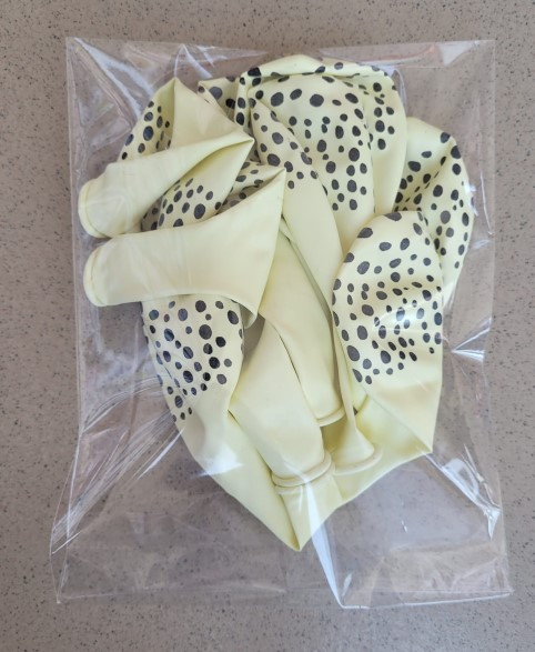 Set 10 baloane latex ivoire imprimat leopard 30 cm [6]