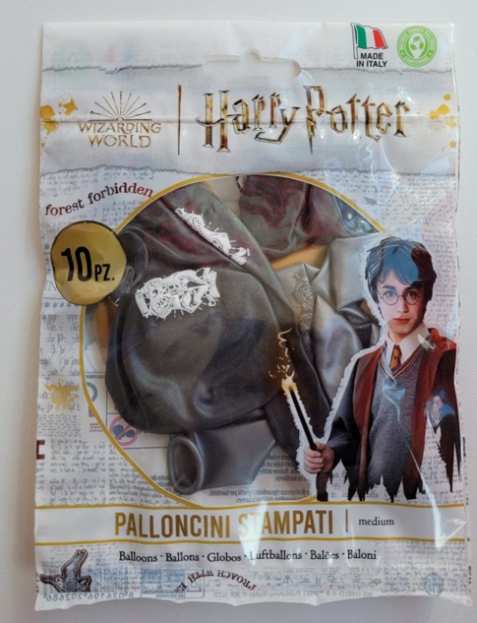 Set 10 baloane latex metalizat Harry Potter 30 cm [6]