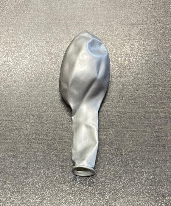 Set 10 baloane latex metalizat sidef argintiu 30 cm [3]