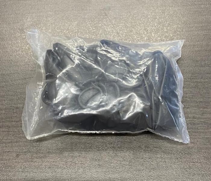 Set 10 baloane latex metalizat sidef negru 30 cm [6]