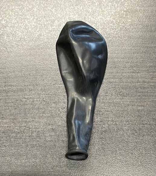Set 10 baloane latex metalizat sidef negru 30 cm [3]