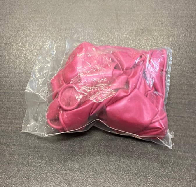 Set 10 baloane latex metalizat sidef roz 30 cm [6]