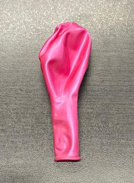 Set 10 baloane latex metalizat sidef roz 30 cm [3]