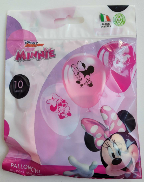 Set 10 baloane latex Minnie Mouse 30 cm [9]