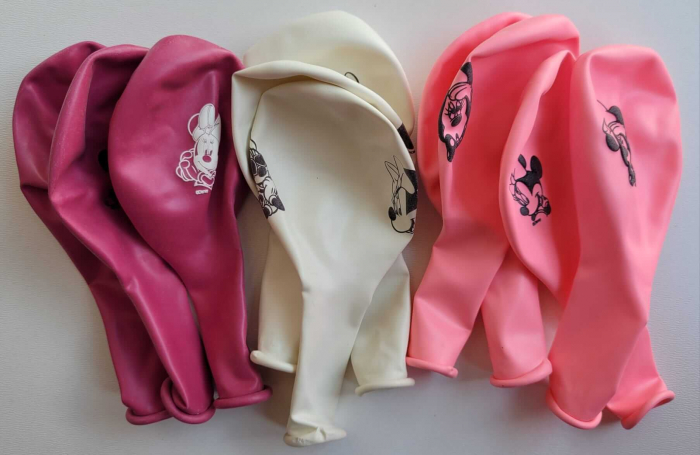 Set 10 baloane latex Minnie Mouse 30 cm [8]