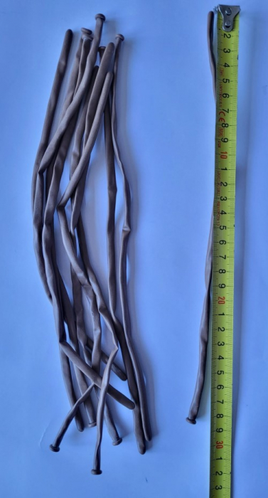 Set 10 baloane latex modelaj 160 maro moka [5]