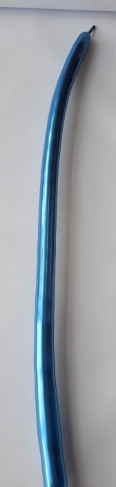 Set 10 baloane latex modelaj albastru chrom 100 cm [2]