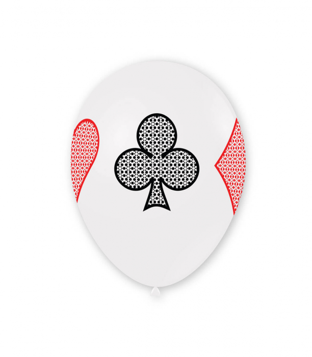 Set 10 baloane latex Poker 30 cm [3]