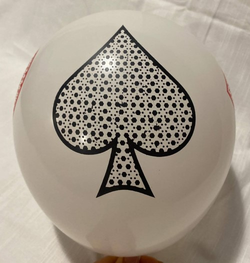 Set 10 baloane latex Poker 30 cm [8]