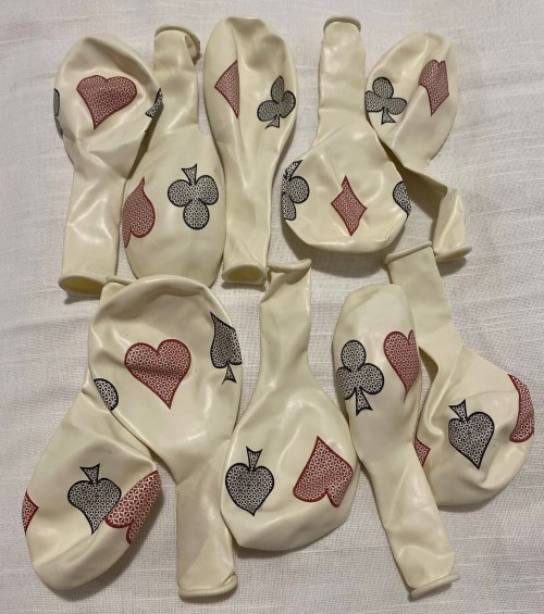 Set 10 baloane latex Poker 30 cm [11]