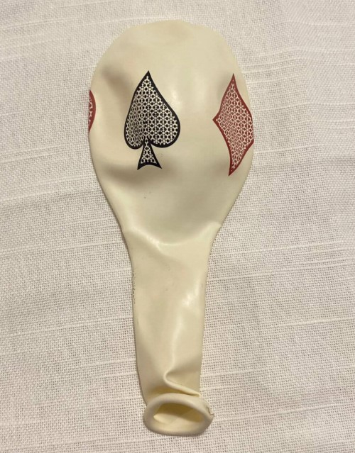Set 10 baloane latex Poker 30 cm [9]