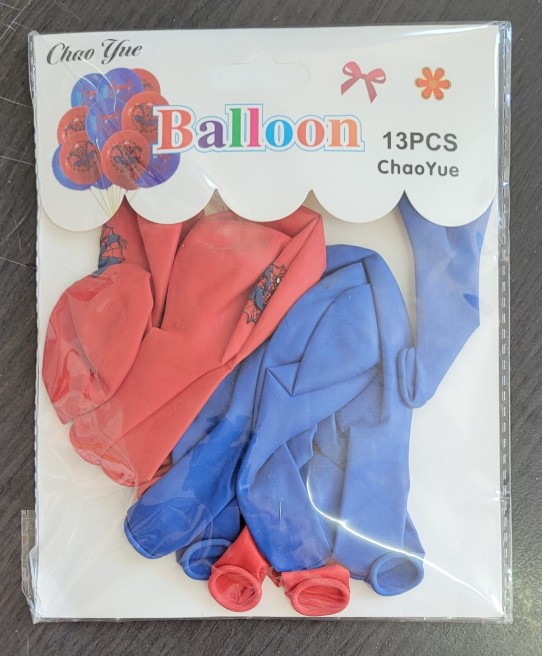Set 10 baloane latex Spiderman 30 cm [5]