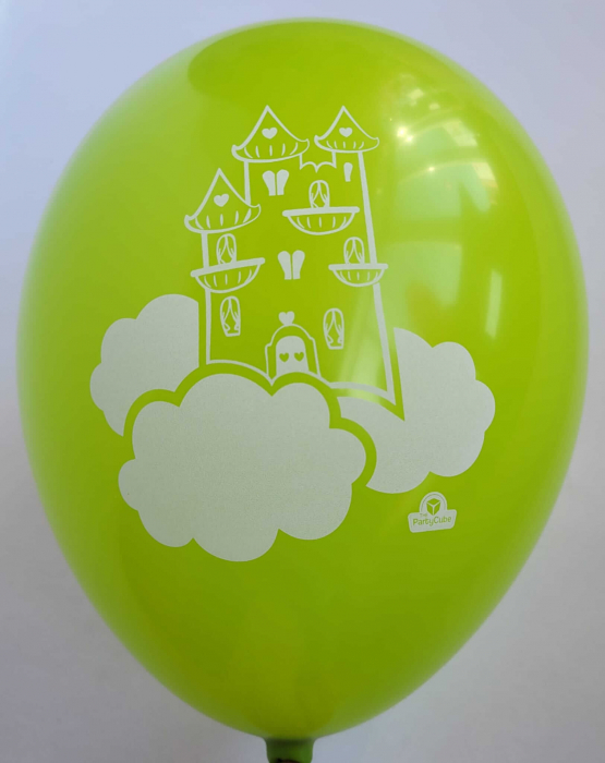 Set 10 baloane latex Unicorn roz 30 cm [5]